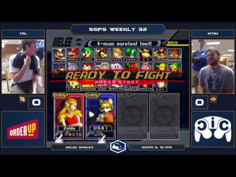 S@PS 32 Melee Singles - TRL (Sheik/Peach) vs Intim (Fox/Falcon) - Winner's Bracket
