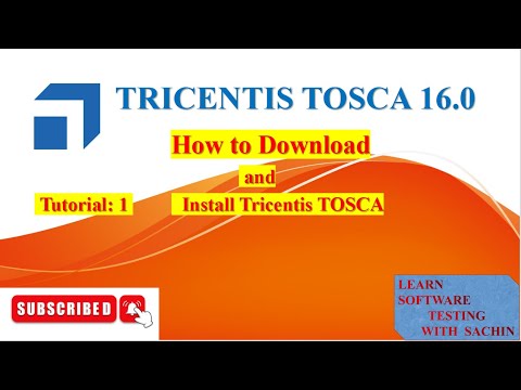 TRICENTIS Tosca 16.0 | Tutorial-1 | Download Tosca | Install Tosca| Activate Free Trial License|