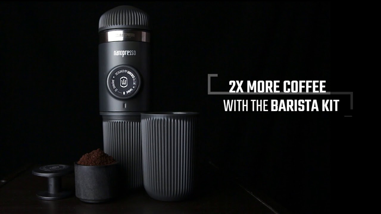 Wacaco Nanopresso Đen — Dụng Cụ Ép Espresso Cầm Tay