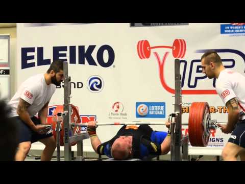 WC Powerlifting - Pjotr Van der Hoek - 287.5kg bench-press