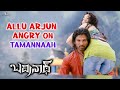 Badrinath Telugu Movie Scenes Allu Arjun Gets Angry On Tamannaah Raghu Babu Prakash Raj