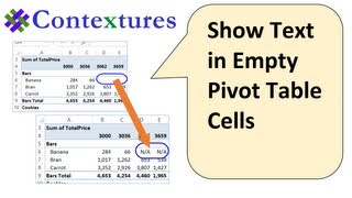 Show Zero in Empty Pivot Table Value Cells