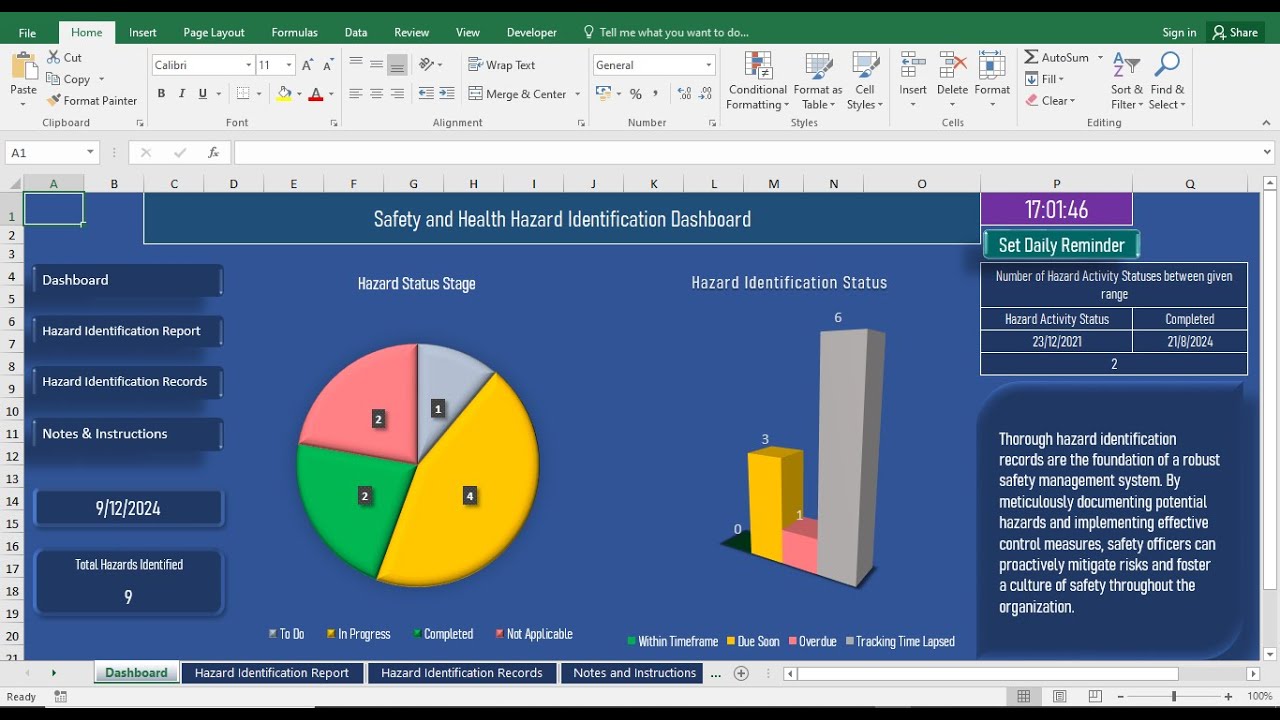 Hazard Identification Template - SHEQ Officers