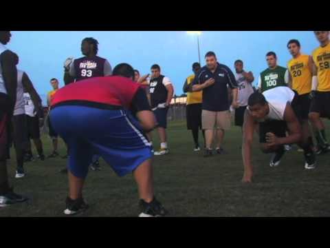 Jonathan Holland - Freshmen Defensive Line MVP - NUC Ultimate 100 East Football Camp