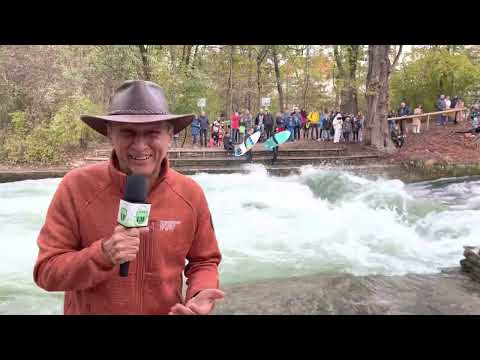Die Welle in Englischen Garten - München. 03.11.22