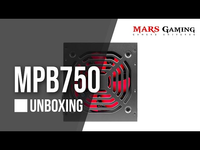 Mars Gaming MPB750M 750W 80 Plus Bronze Modular video