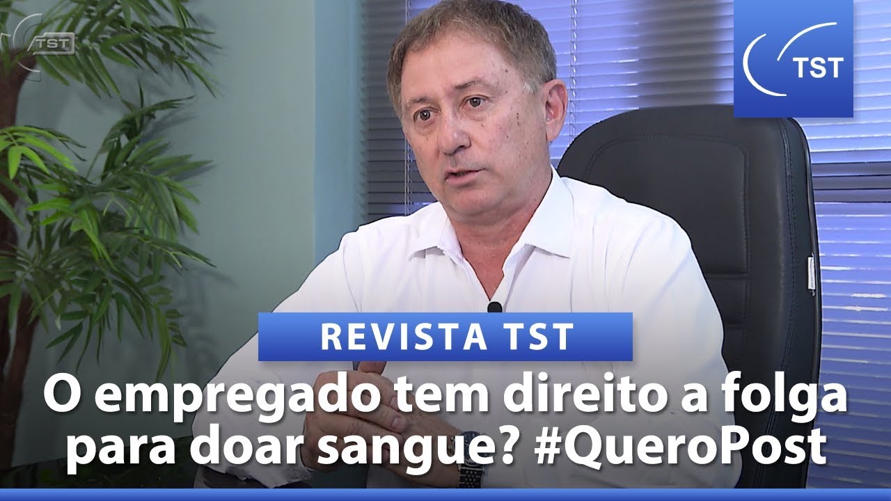 É permitido ausentar-se do trabalho para doar sangue?