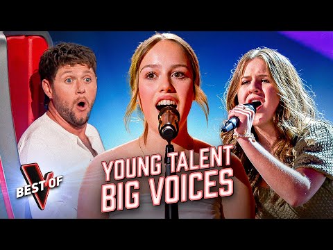YOUNG TALENTS with HUGE VOICES Blow Away the Coaches in the Blind Auditions of The Voice