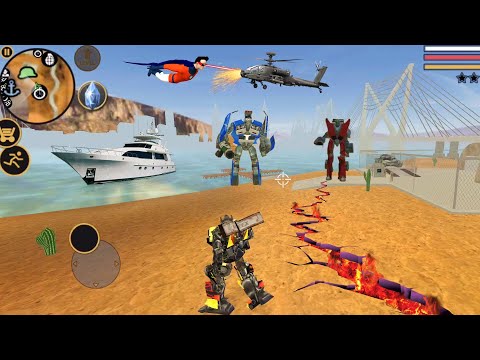 Vegas Crime Simulator (Transformer on Pool of Fire) Transformer Robot on Threshold - Gameplay HD