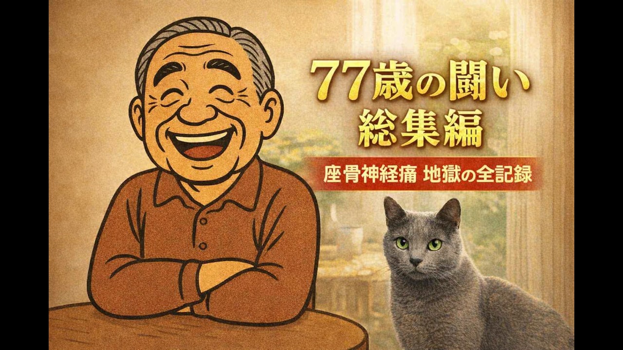 【総集編】77歳の私が経験した“座骨神経痛の地獄”と復活までの80日の全記録