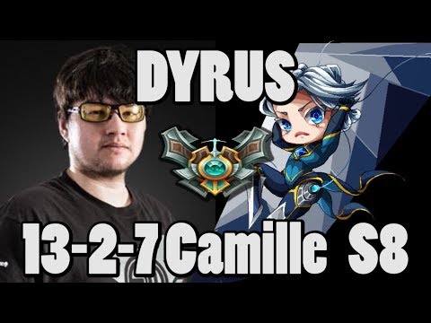 DYRUS CAMILLE vs GANGPLANK | MASTER NA RANKED S8 | SPLIT PUSH