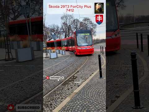 Bratislava trams you've never seen before #bratislava #transport #Tatra #T3 #Shorts