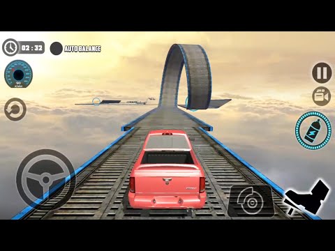 Impossibe Car Tracks 3D - Red Pick Up Unlocked - New Vehicle Unlocked Update Levels 5 to 9 Gameplay
