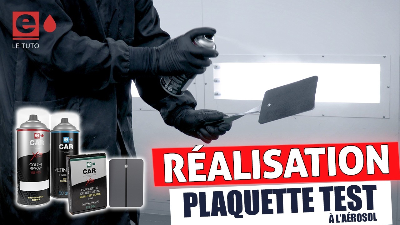 Tuto : Réalisation plaquette test Peinture
