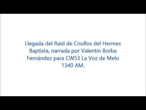 Llegada del Raid de Criollos - Hermes Baptista 2018 (por Valentín Borba)
