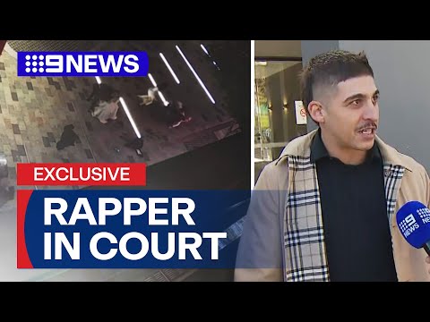 Sydney rapper appears in court on common assault | 9 News Australia