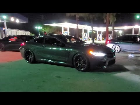 BMW M8 Comp Upgraded Turbos Meth vs Nissan GTR 850whp / Paxton Mustang 5.0 10 Speed FBO E85