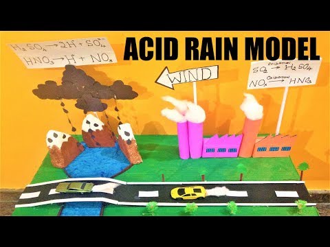 acid rain working model for science project exhibition in simple and easy steps diy howtofunda