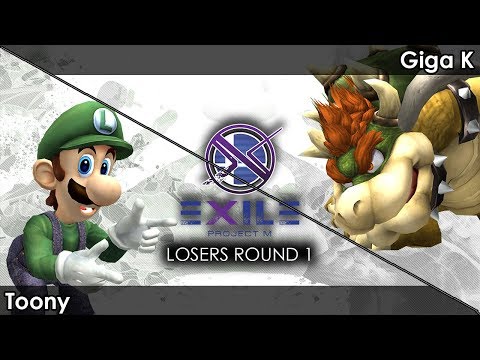 Project M: Toony (Luigi) V Giga K (Bowser) - Exile 133 SSBPM
