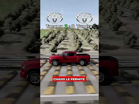 ¿Qué Toyota es mejor? Test de Físicas Extremo 📉. #BeamNG #Toyota #Tacoma #Tundra