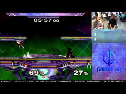 GHQ Weekly [11/8/15] - WQ: GHQ | Markow (Falco) vs. Lena Yules (Marth)