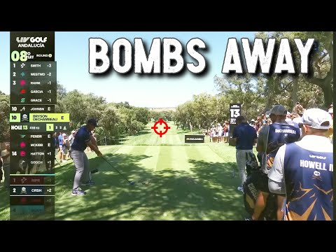 Bryson Nearly DRIVES TIGHT 418-Yard Par 4 at Valderrama! INSANE!
