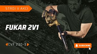 Akumulátorový fukar 2v1 CVF 230-3 BASIC BOX NAREX