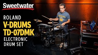 Video thumbnail for Roland V-Drums TD-07DMK Electronic Drum Set Demo by Sweetwater