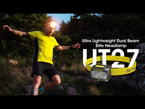 Perfect Choice for Pro Trail Runners丨Ultra Lightweight Dual Beam Elite Headlamp丨NITECORE UT27 800L