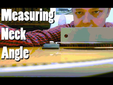 Checking your guitar's neck angle explained