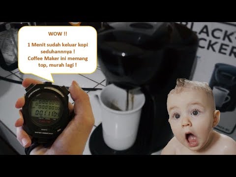 Espresso Coffee Maker Tercepat dan Termurah di Dunia Black&Decker DCM25-B1