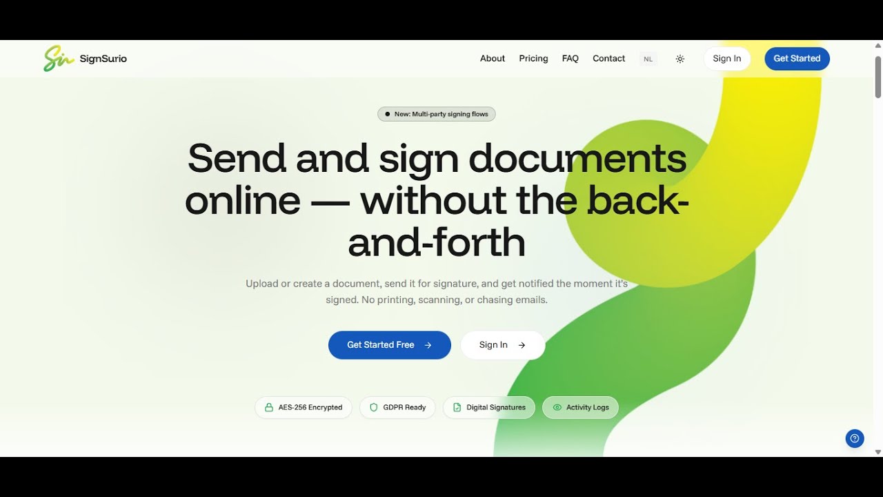 SignSurio video preview