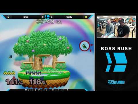 Boss Rush April Wave 2 Pools - Khan (Captain Falcon) vs Frosty (Sheik)