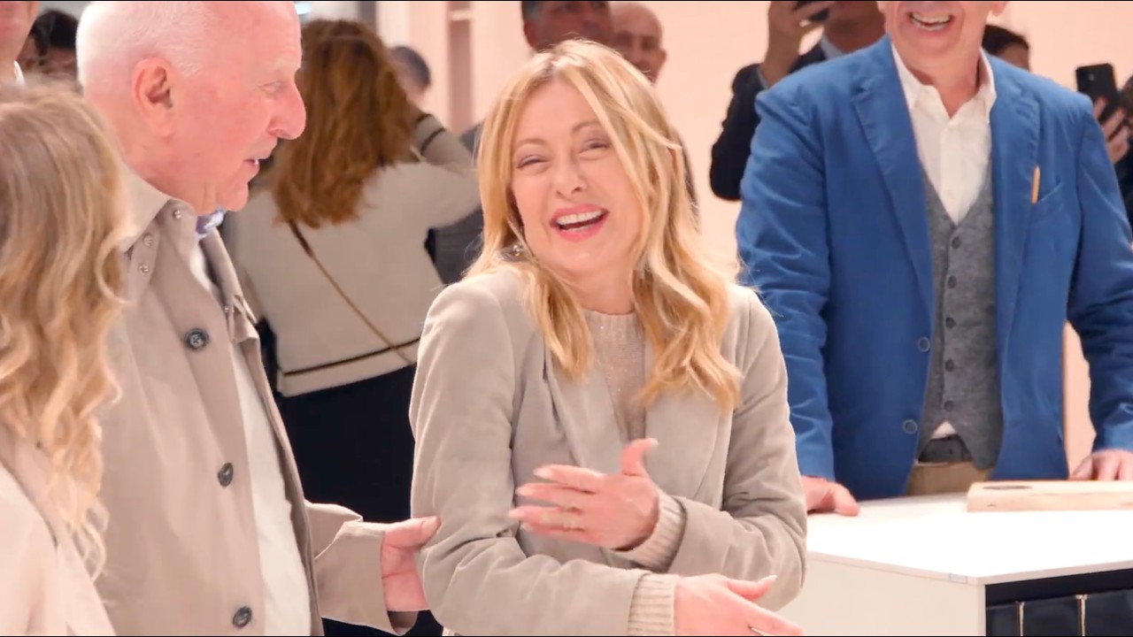 GIORGIA MELONI VISITA IL SALONE INTERNAZIONALE DEL MOBILE