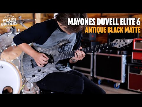 No Talking...Just Tones | Mayones Duvell Elite 6 Antique Black Matte