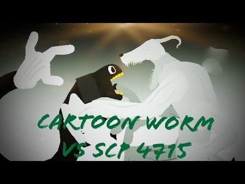 cartoon worm vs scp 4715 ( the demon born from a war )