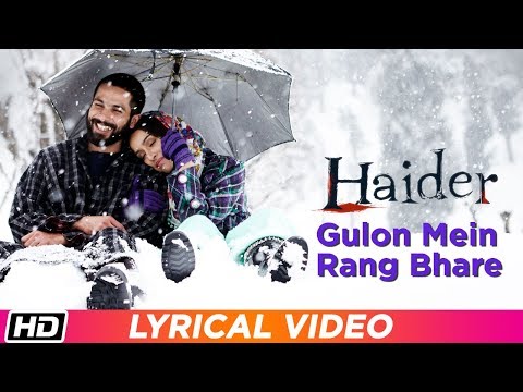 Gulon Mein Rang Bhare | Arijit Singh | Lyrical Video | Haider | Vishal Bhardwaj