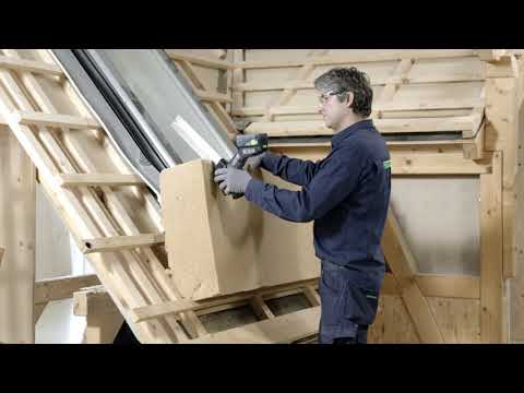 Festool Akku-Dämmstoffsäge ISC 240 - Die Revolution beim Dämmstoffsägen.