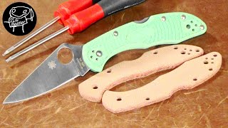 Super CHEAP Spyderco Delica 4 Knife Scales