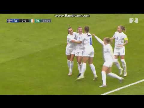 Iceland - Ireland 2:0 (women friendly, 16.6.2021)