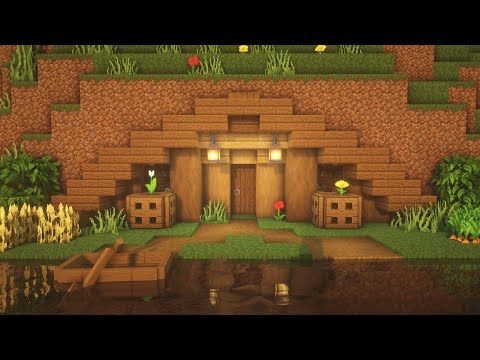 Minecraft | How to build a Hobbit Hole Mountain House