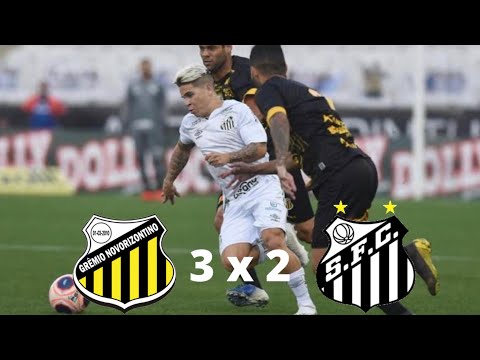 NOVORIZONTINO 3 x 2 SANTOS | MELHORES MOMENTOS - Campeonato Paulista 2020