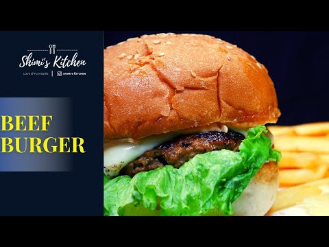HOW TO MAKE BEEF BURGER AT HOME | BEEF BURGER RECIPE |...