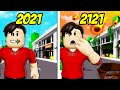 He Time Traveled 100 Years In Brookhaven A Roblox Movie