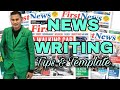 NEWS WRITING Tips and Template |Campus Journalism