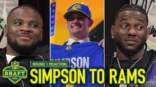 Rams Drafting Ty Simpson SHOCKED Micah & Malik Nabers | 2026 NFL Draft