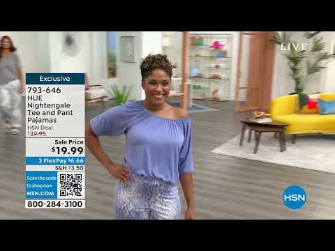 HUE Nightengale Tee and Pant Pajamas