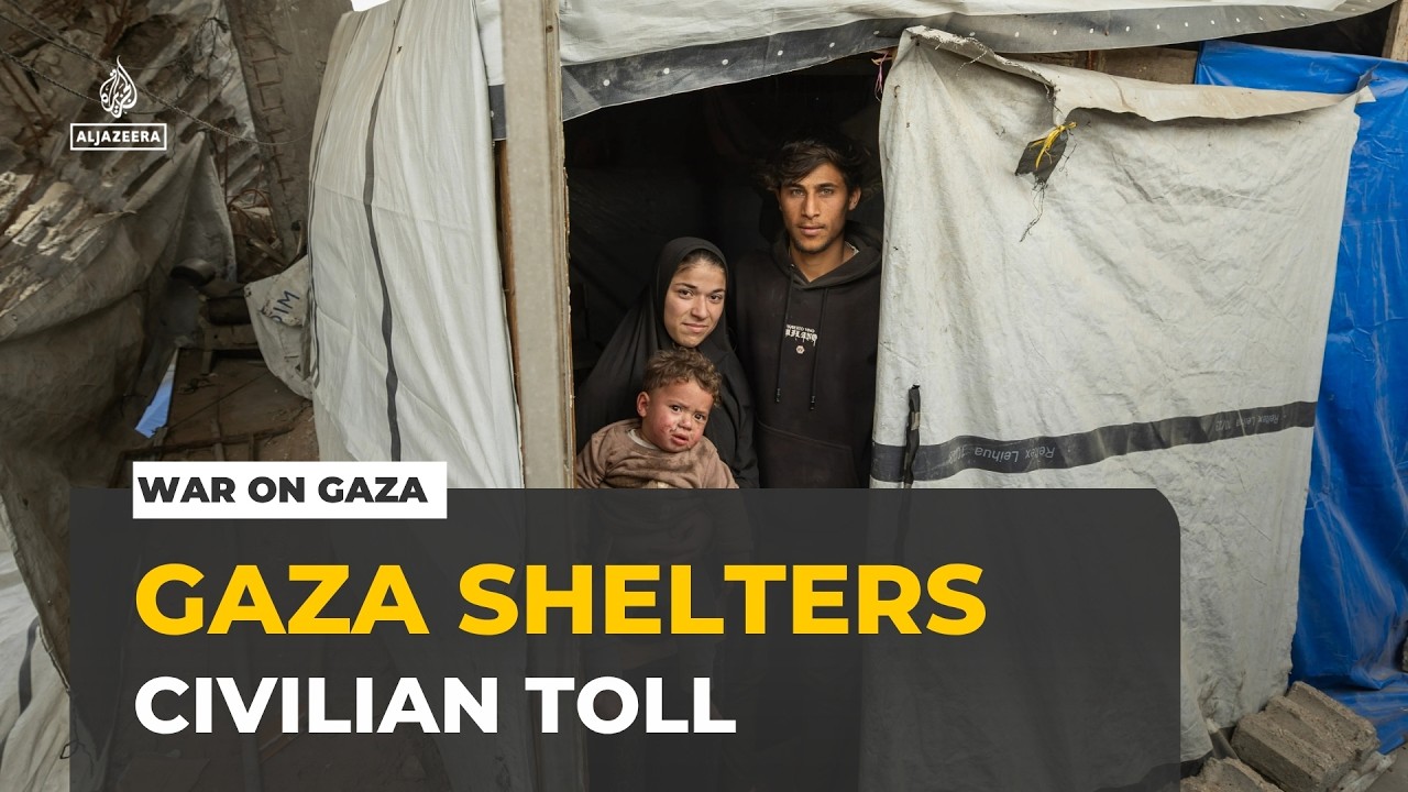 Israeli air strikes intensify across Gaza: Rising civilian toll and makeshift shelters destroyed