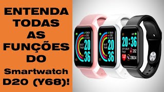CONHEA AS FUNES PRESENTES no SMARTWATCH Y68 (D20)