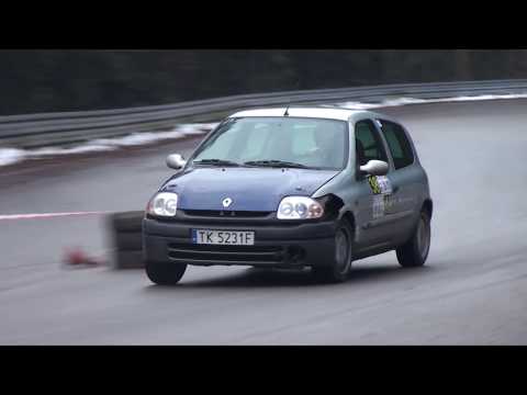Malanowicz Karol - Renault Clio - SuperOES " Super Barbórka 2017 " Tor Kielce 09-12-2017